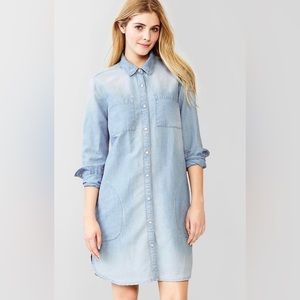 Gap 1969 Linen Denim Shirtdress, S